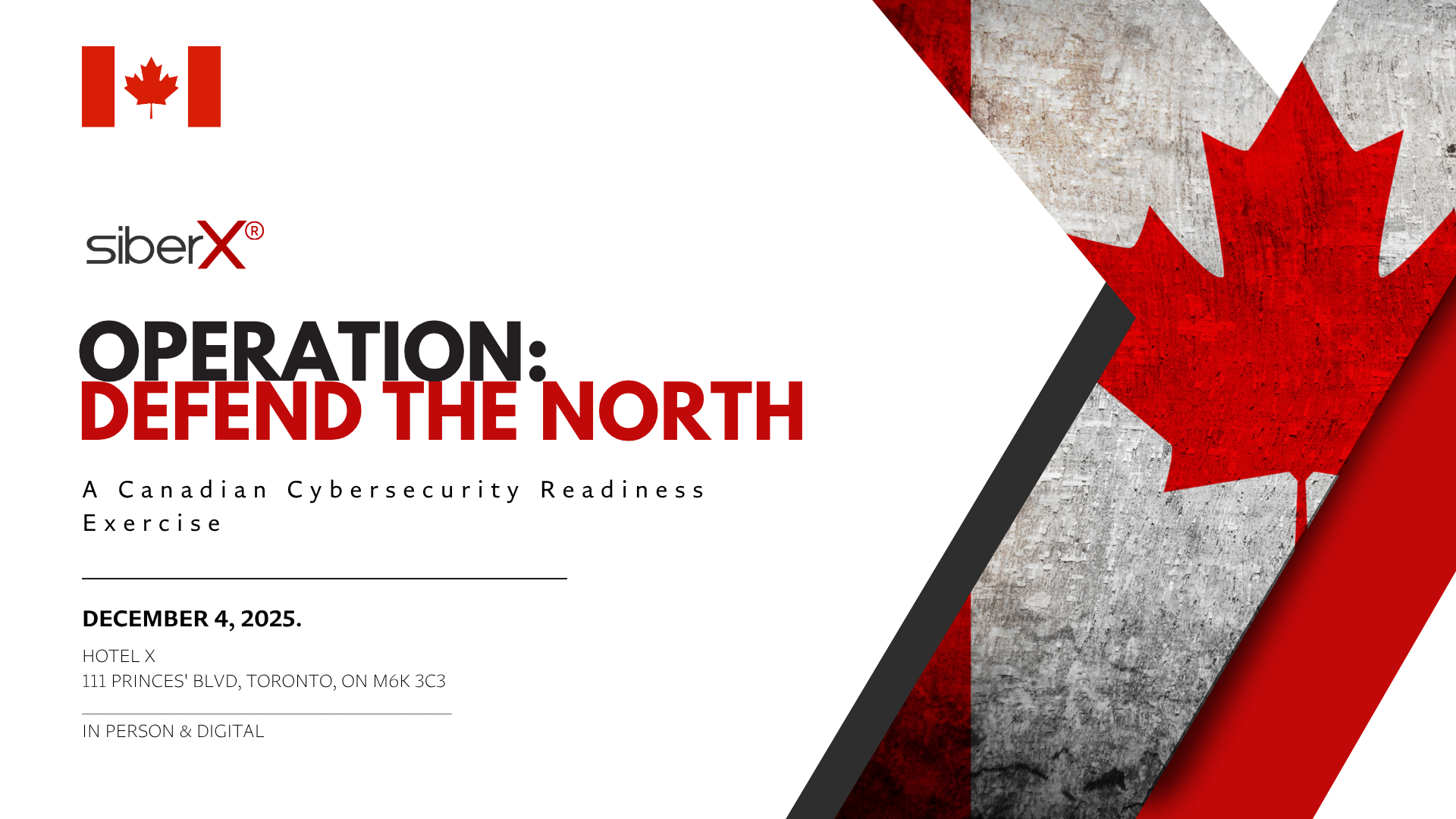 Operation: Defend the North 2025 (Toronto) | siberX