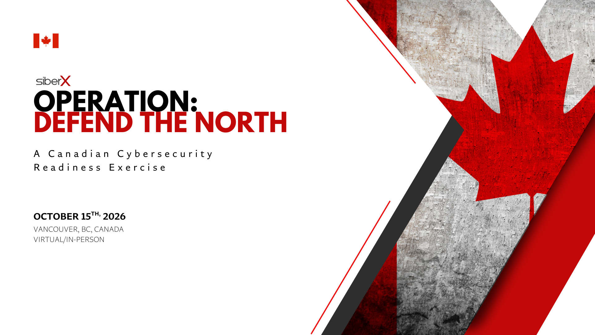Operation: Defend The North 2026 April (Vancouver) logo